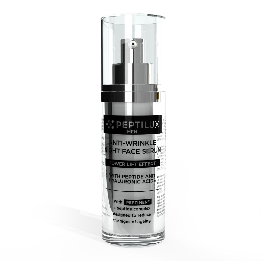 peptilux men sérum de nuit anti rides pour le visage 'power lift effect' avec peptimen™ — 30 ml peptilux men sérum de nuit anti rides pour le visage 'power lift effect' avec peptimen™ — 30 ml