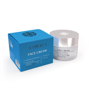 crème visage au collagène et à l’acide hyaluronique — 50 ml | enrichie en huile de pépins de raisin, huile d'argan, huile de karité et vitamine e