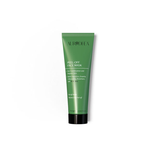 masque visage peel off à l'aloe vera pour les peaux mixtes et grasses — 75 ml | enrichi en réglisse, enanthia chlorantha et romarin